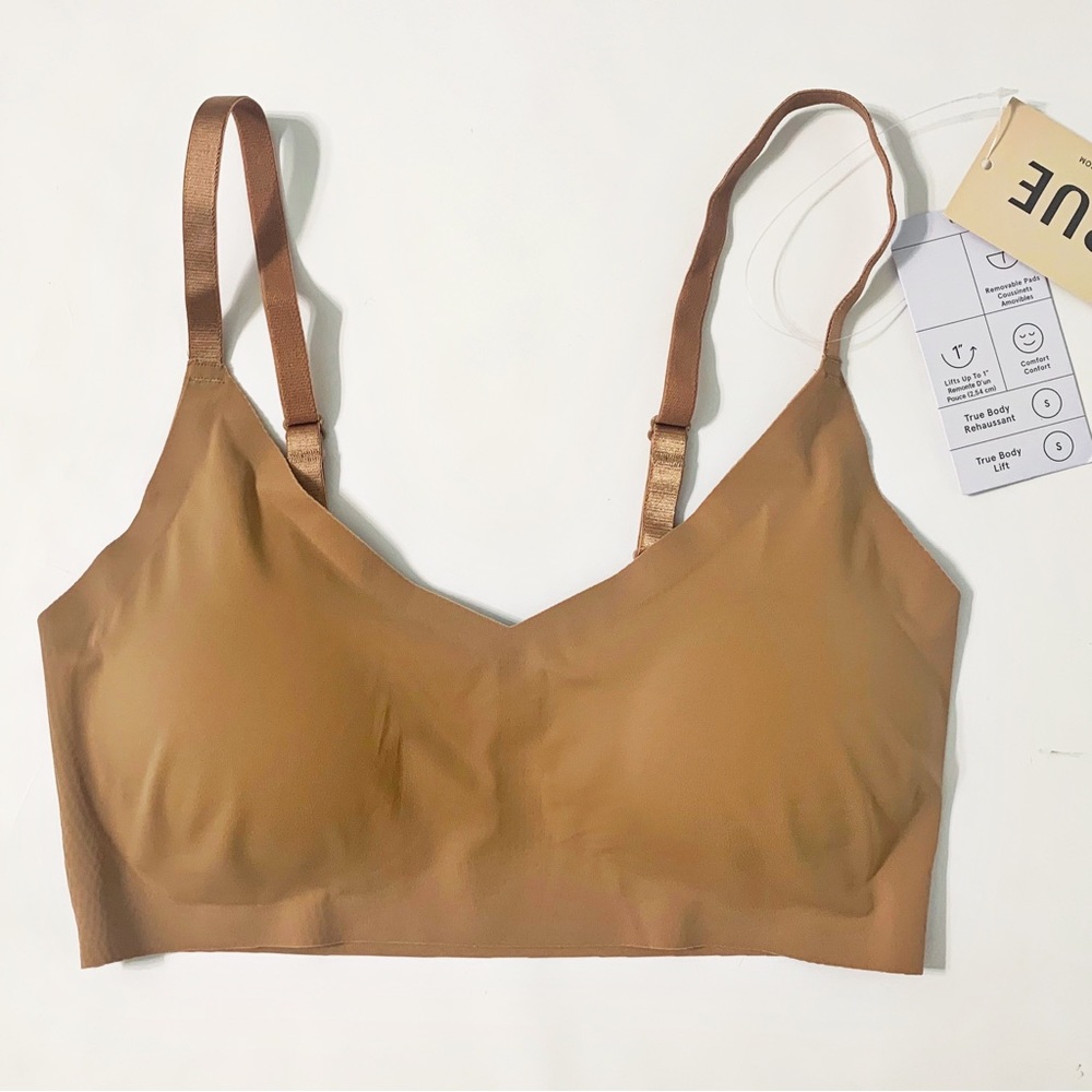 True and Co. True Body Lift Convertible Strap Bra Bronzed S (34 A-B and 32 C-D)
